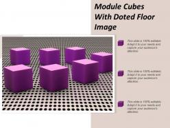 Module cubes with doted floor image