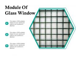 Module of glass window