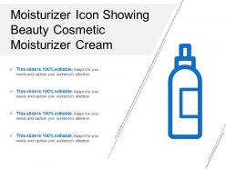 Moisturizer icon showing beauty cosmetic moisturizer cream