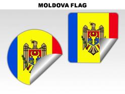 Moldova country powerpoint flags