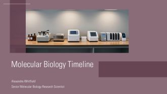Molecular Biology Timeline PPT Structure VA