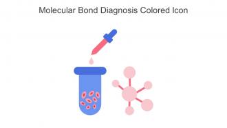 Molecular Bond Diagnosis Colored Icon In Powerpoint Pptx Png And Editable Eps Format