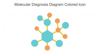 Molecular Diagnosis Diagram Colored Icon In Powerpoint Pptx Png And Editable Eps Format