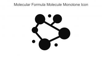 Molecular Formula Molecule Monotone Icon In Powerpoint Pptx Png And Editable Eps Format
