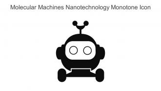 Molecular Machines Nanotechnology Monotone Icon In Powerpoint Pptx Png And Editable Eps Format