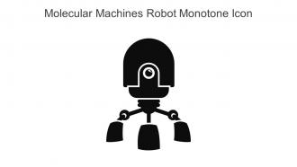 Molecular Machines Robot Monotone Icon In Powerpoint Pptx Png And Editable Eps Format