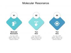 Molecular resonance ppt powerpoint presentation pictures ideas cpb