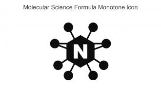 Molecular Science Formula Monotone Icon In Powerpoint Pptx Png And Editable Eps Format