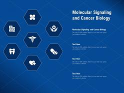 Molecular signaling and cancer biology ppt powerpoint presentation ideas picture