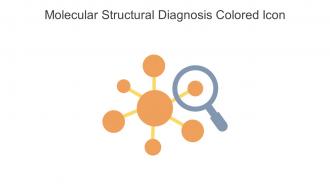 Molecular Structural Diagnosis Colored Icon In Powerpoint Pptx Png And Editable Eps Format