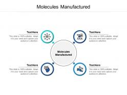 Molecules manufactured ppt powerpoint presentation portfolio graphics template cpb