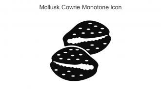 Mollusk Cowrie Monotone Icon In Powerpoint Pptx Png And Editable Eps Format