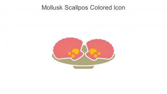 Mollusk Scallpos Colored Icon In Powerpoint Pptx Png And Editable Eps Format