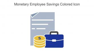 Monetary Employee Savings Colored Icon In Powerpoint Pptx Png And Editable Eps Format