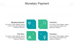 Monetary payment ppt powerpoint presentation portfolio styles cpb