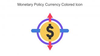 Monetary Policy Currency Colored Icon In Powerpoint Pptx Png And Editable Eps Format