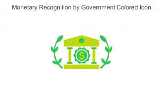 Monetary Recognition By Government Colored Icon In Powerpoint Pptx Png And Editable Eps Format