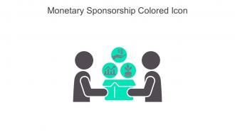 Monetary Sponsorship Colored Icon In Powerpoint Pptx Png And Editable Eps Format