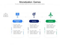 Monetization games ppt powerpoint presentation gallery guidelines cpb