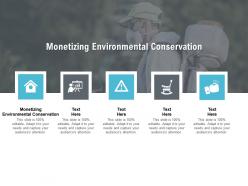 Monetizing environmental conservation ppt powerpoint presentation topics cpb