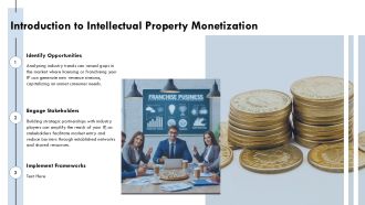 Monetizing Intellectual Property Licensing Strategies PPT Template AT Good Interactive