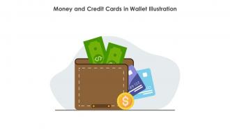 Money And Credit Cards In Wallet Illustration