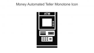 Money Automated Teller Monotone Icon In Powerpoint Pptx Png And Editable Eps Format