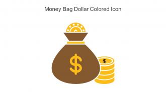 Money Bag Dollar Colored Icon In Powerpoint Pptx Png And Editable Eps Format