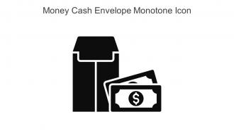 Money Cash Envelope Monotone Icon In Powerpoint Pptx Png And Editable Eps Format