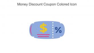 Money Discount Coupon Colored Icon In Powerpoint Pptx Png And Editable Eps Format
