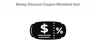 Money Discount Coupon Monotone Icon In Powerpoint Pptx Png And Editable Eps Format