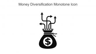 Money Diversification Monotone Icon In Powerpoint Pptx Png And Editable Eps Format