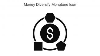 Money Diversify Monotone Icon In Powerpoint Pptx Png And Editable Eps Format