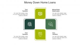 Money down home loans ppt powerpoint presentation ideas deck cpb