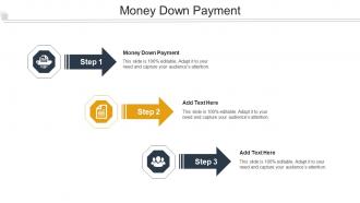 Money Down Payment Ppt Powerpoint Presentation Icon Outline Cpb