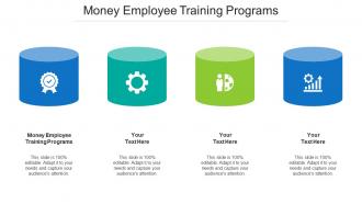 Money Employee Training Programs Ppt Powerpoint Presentation File Outline Cpb
