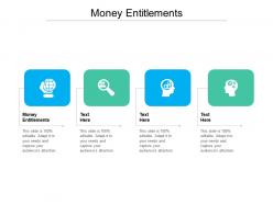 Money entitlements ppt powerpoint presentation model gridlines cpb