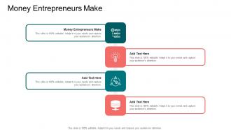 Money Entrepreneurs Make In Powerpoint And Google Slides Cpb