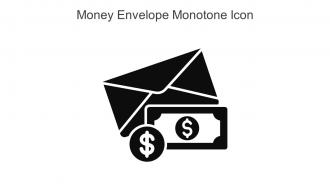 Money Envelope Monotone Icon In Powerpoint Pptx Png And Editable Eps Format