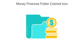 Money Finances Folder Colored Icon In Powerpoint Pptx Png And Editable Eps Format