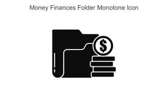 Money Finances Folder Monotone Icon In Powerpoint Pptx Png And Editable Eps Format
