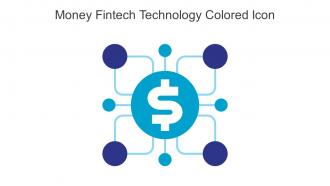 Money Fintech Technology Colored Icon In Powerpoint Pptx Png And Editable Eps Format