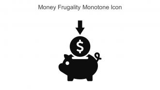 Money Frugality Monotone Icon In Powerpoint Pptx Png And Editable Eps Format