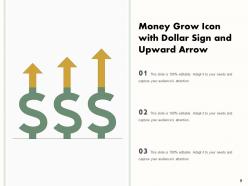 Money Grow Investment Business Representing Financial Arrow Dollar