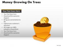 Money growing on trees powerpoint presentation slides