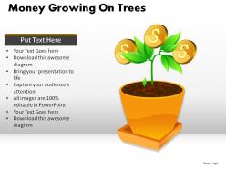 Money growing on trees powerpoint presentation slides
