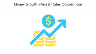 Money Growth Interest Rates Colored Icon In Powerpoint Pptx Png And Editable Eps Format