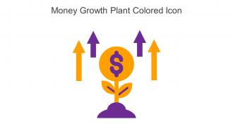 Money Growth Plant Colored Icon In Powerpoint Pptx Png And Editable Eps Format