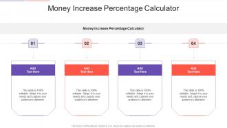Money Increase Percentage Calculator In Powerpoint And Google Slides Cpb