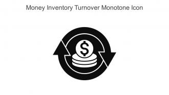 Money Inventory Turnover Monotone Icon In Powerpoint Pptx Png And Editable Eps Format